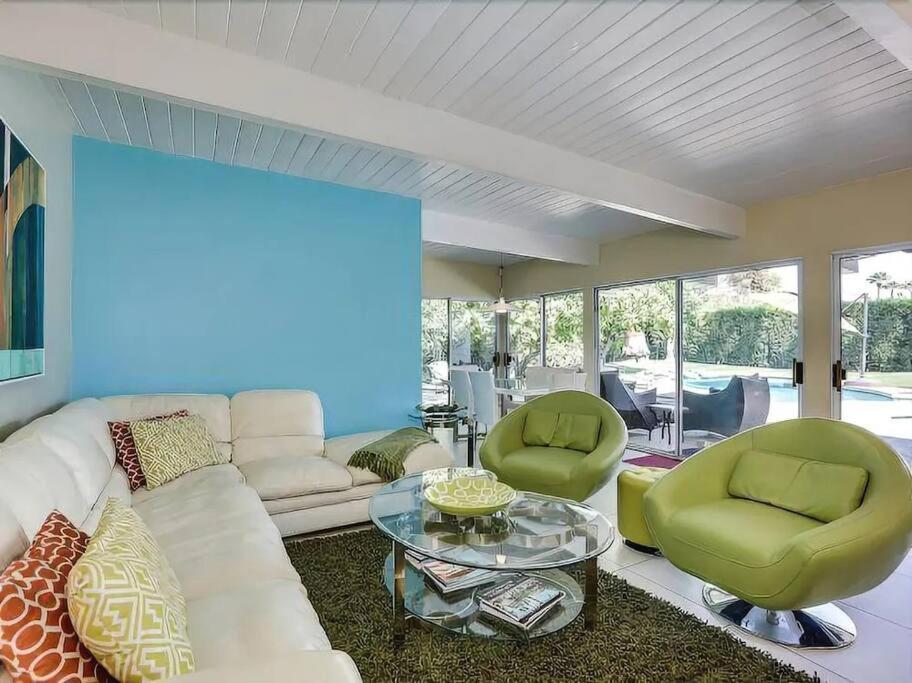 Serene 4 Bed 3 Bath Heated Pool Natural Backyard Heart Of Παλμ Σπρινγκς Εξωτερικό φωτογραφία