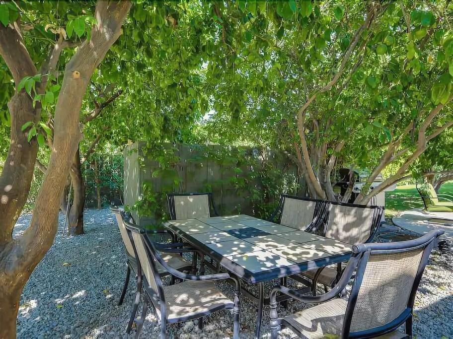 Serene 4 Bed 3 Bath Heated Pool Natural Backyard Heart Of Παλμ Σπρινγκς Εξωτερικό φωτογραφία
